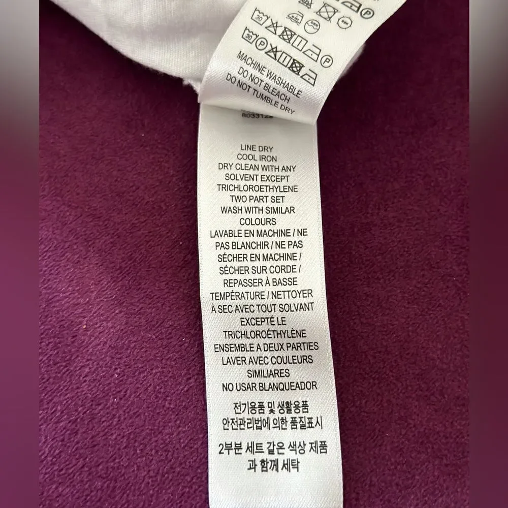 Burberry 12 month check overalls + body set
